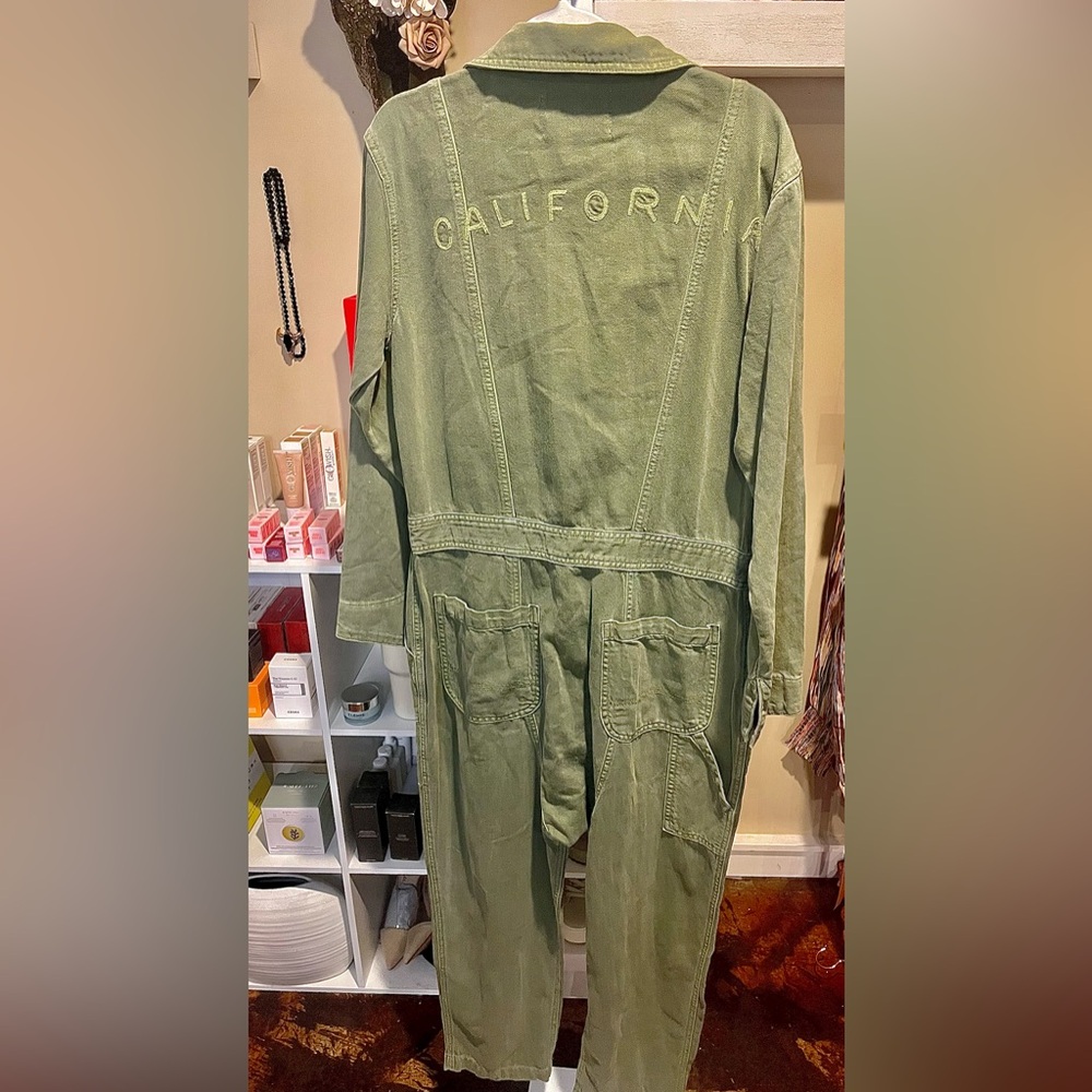 NWT Small Sandrine Rose x Free People Army Jumpsuit - Picture 5 of 5